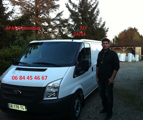Apams Camion plomberie Beynost Camion David MARTIN, plombier à Beynost